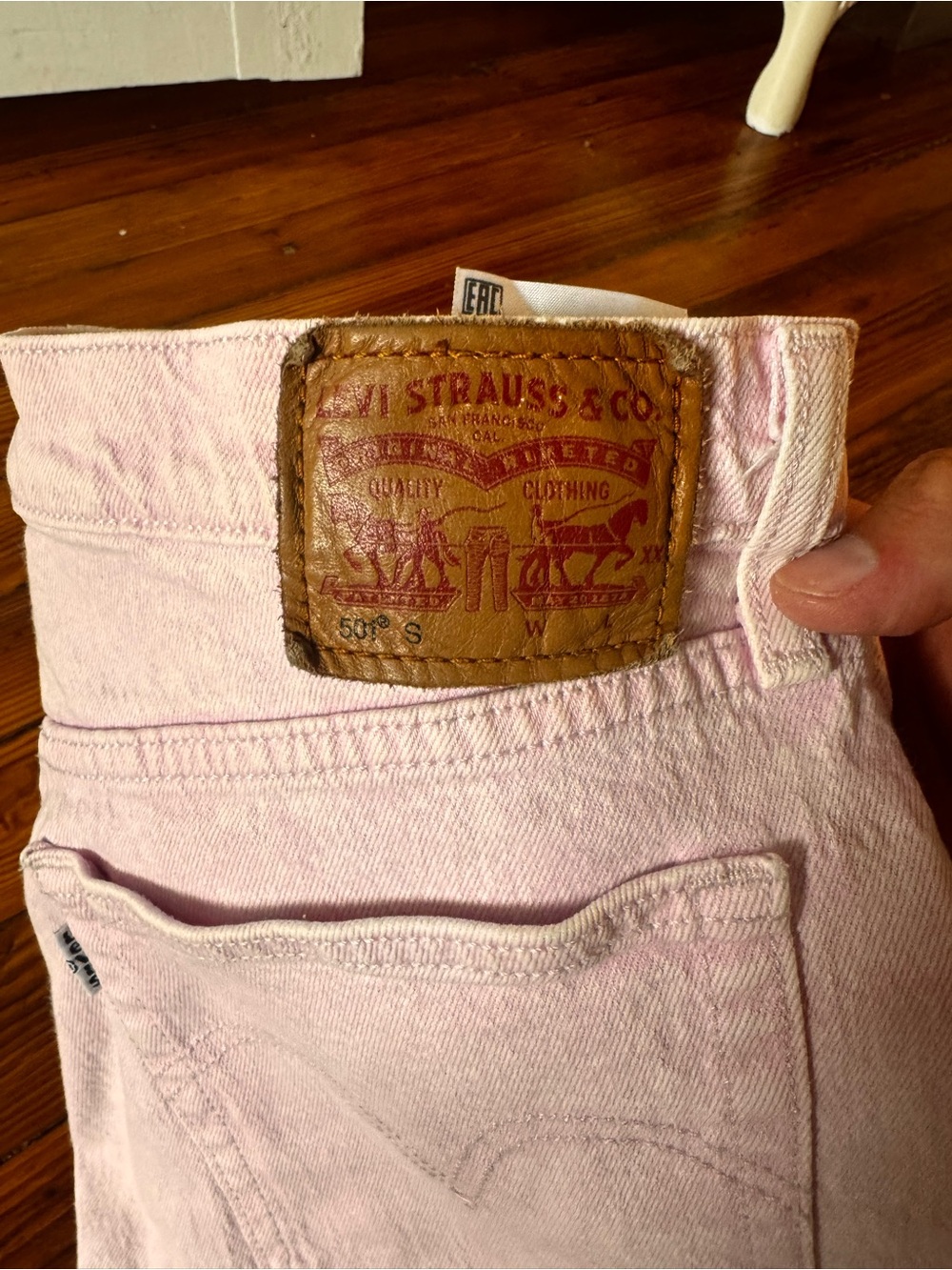 Vintage Levis 501 Womens Light Pink